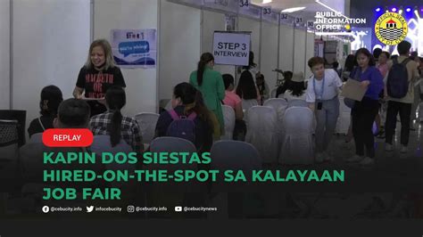 Kalayaan Job Fair: 135 jobseekers hired on the spot in Cebu.
